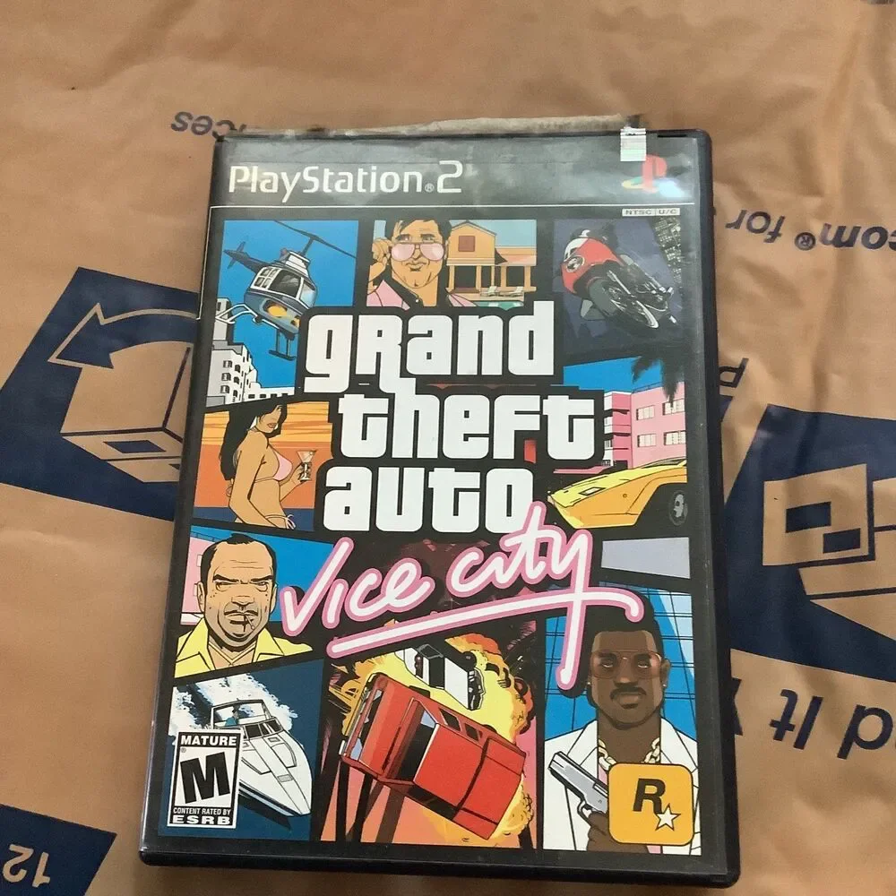 Grand Theft Auto Vice City Sony PlayStation 2 PS2 GTA Manual And Box Only